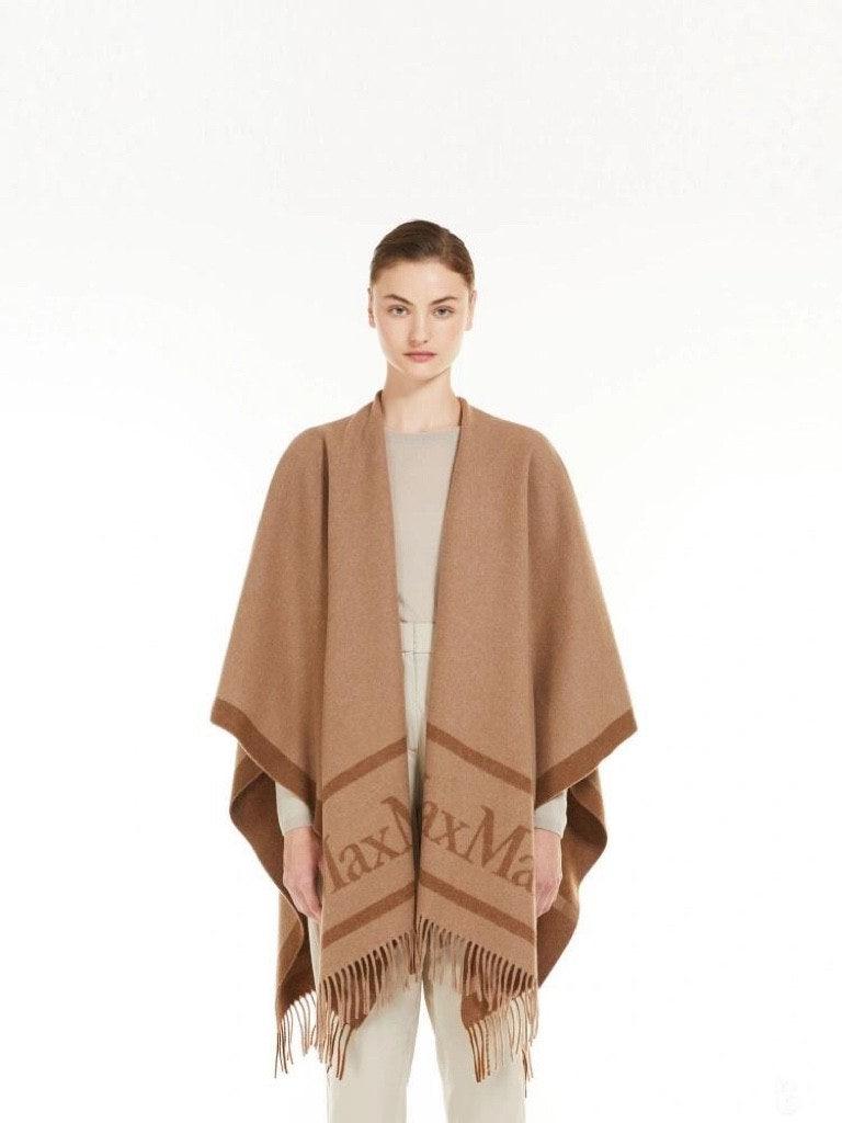 막스마라 힐데 여성 울 케이프 카멜 24FW (국내배송)