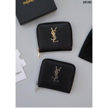 입생로랑 YSL 램스킨 컴팩트 지퍼 카드지갑 (국내배송)