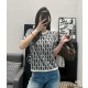 펜디  FF 자카드 니트 반팔 2컬러 (해외배송)