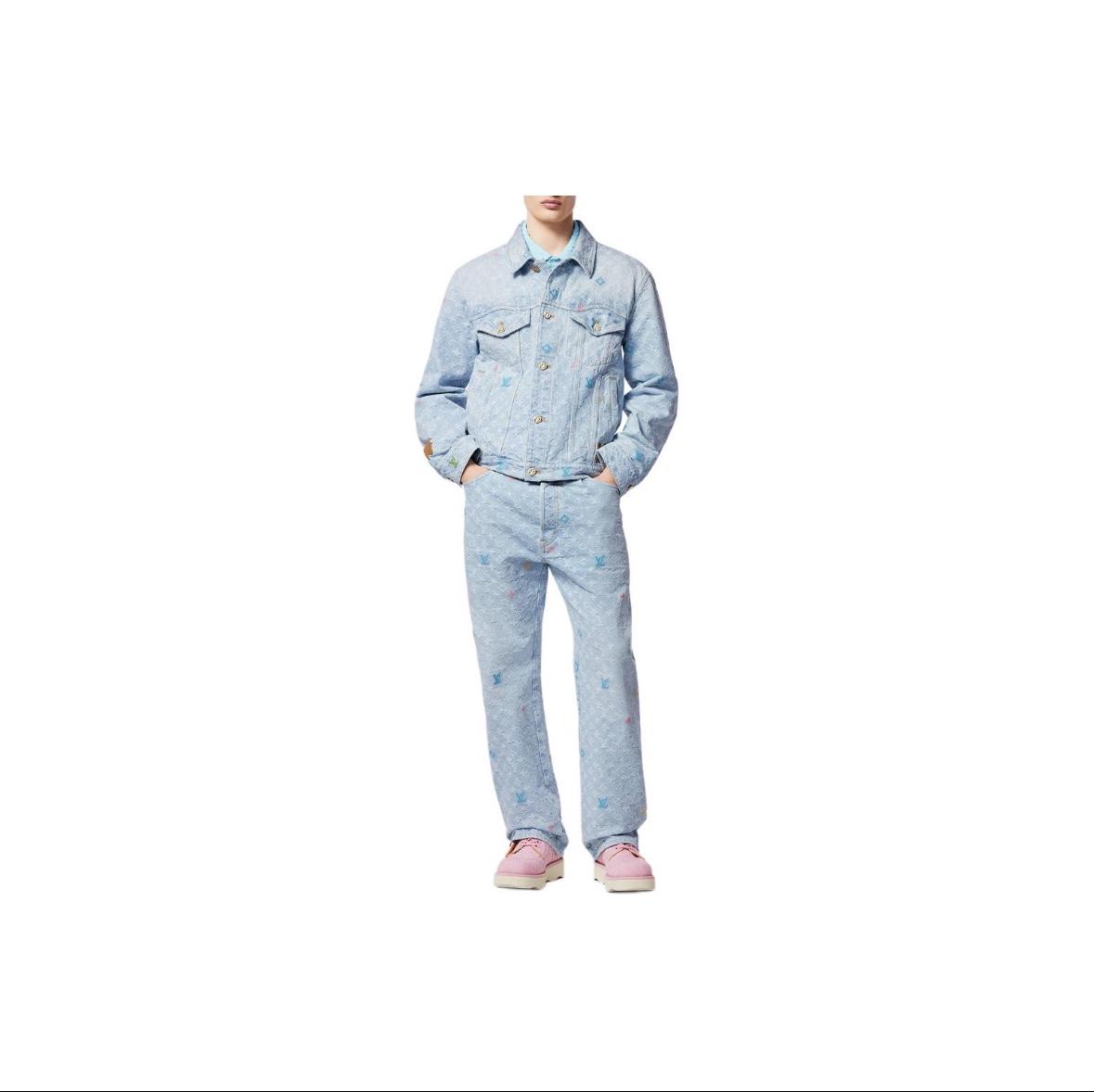 루이비통 LV 데님 자카드 캔디컬러 시리즈 롱진 (해외배송)