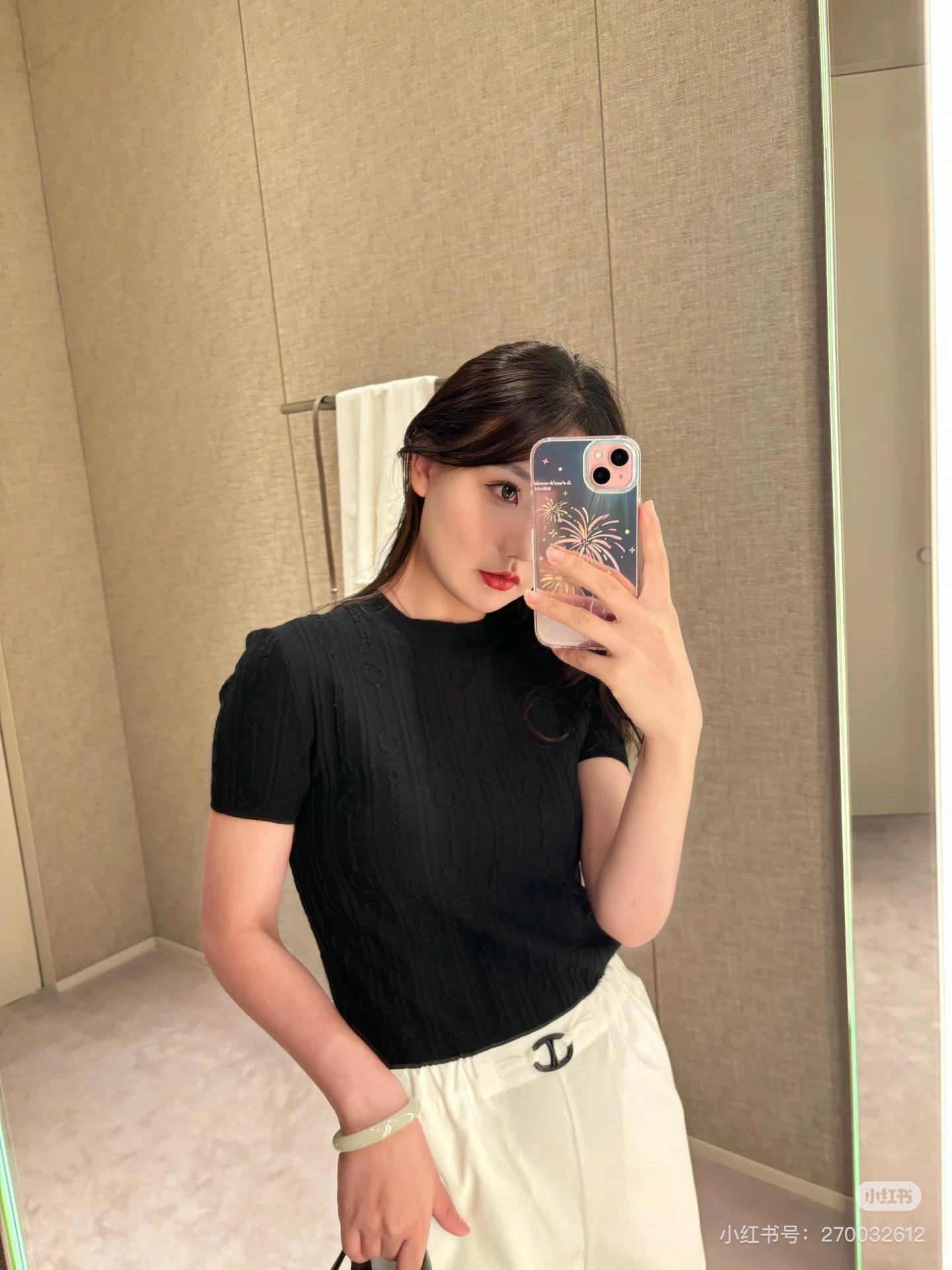 에르메스 반팔 니트 스웨터 (해외배송)