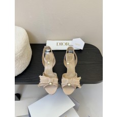 디올 CD 보우 진주 하이힐 샌들 (해외배송)