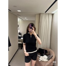 샤넬 25P 홀로우 하프슬리브 후드 반팔 2컬러 (정품급 해외배송)