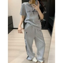 디올 엠보 반팔츄리닝셋트 (국내배송)
