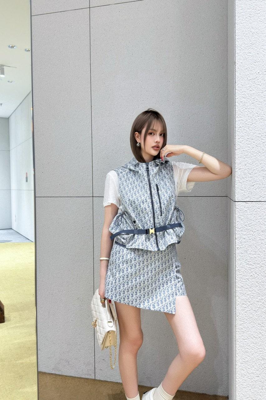 디올 클래식 모노그램 반바지 스커트 (해외배송)
