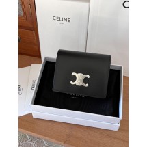 셀린느 TRIOMPHE 샤이니 카우 레더 명함 홀더 (해외배송)