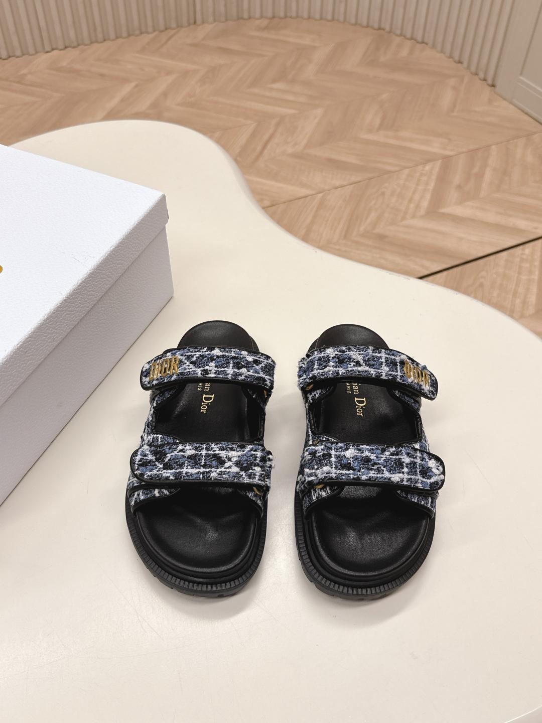 디올 클래식 벨크로 슬리퍼 (해외배송)