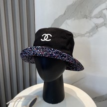 샤넬 양면 자수 버킷햇 (해외배송)