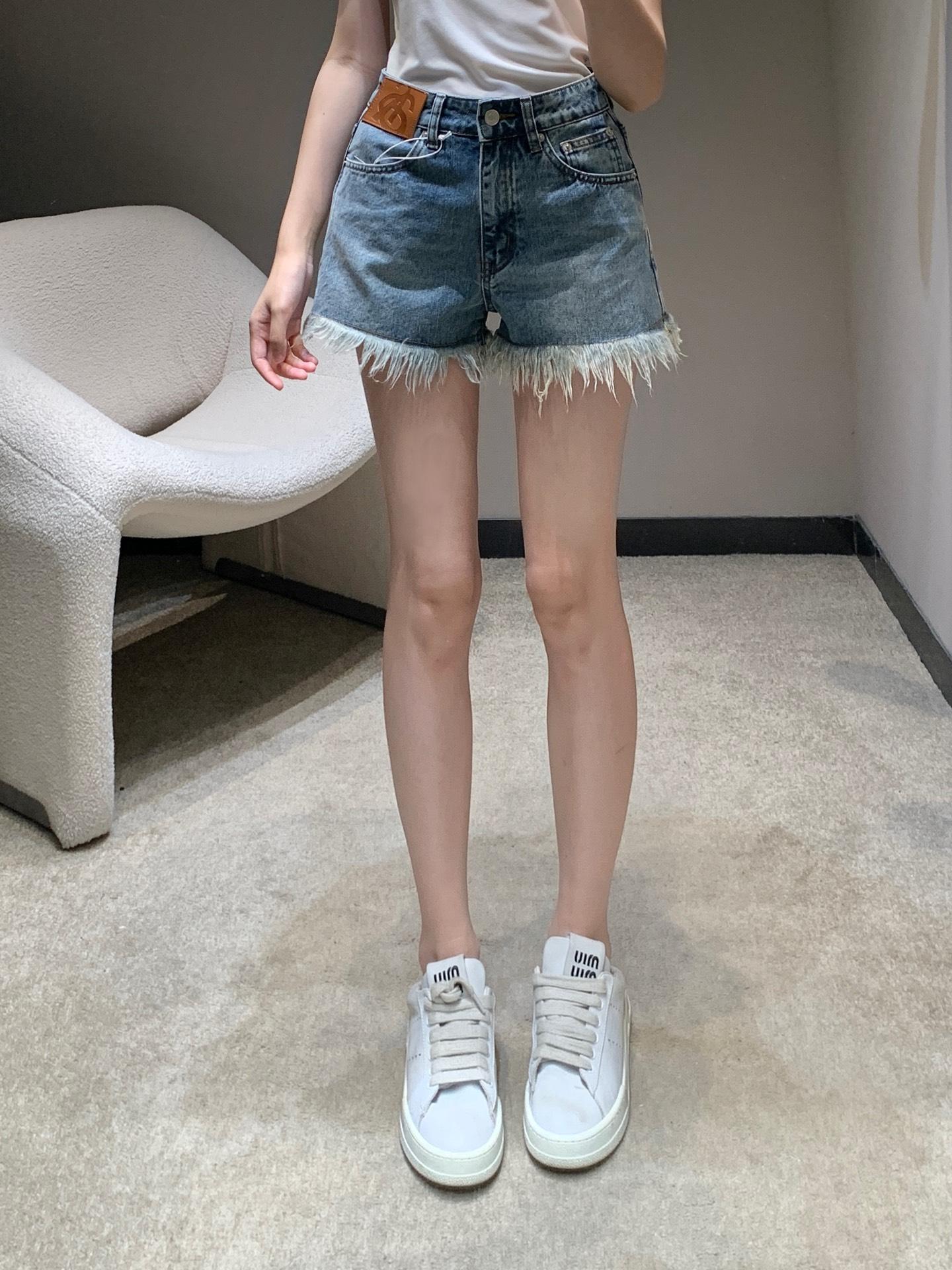 앤안델만 데님 숏 팬츠 (해외배송)