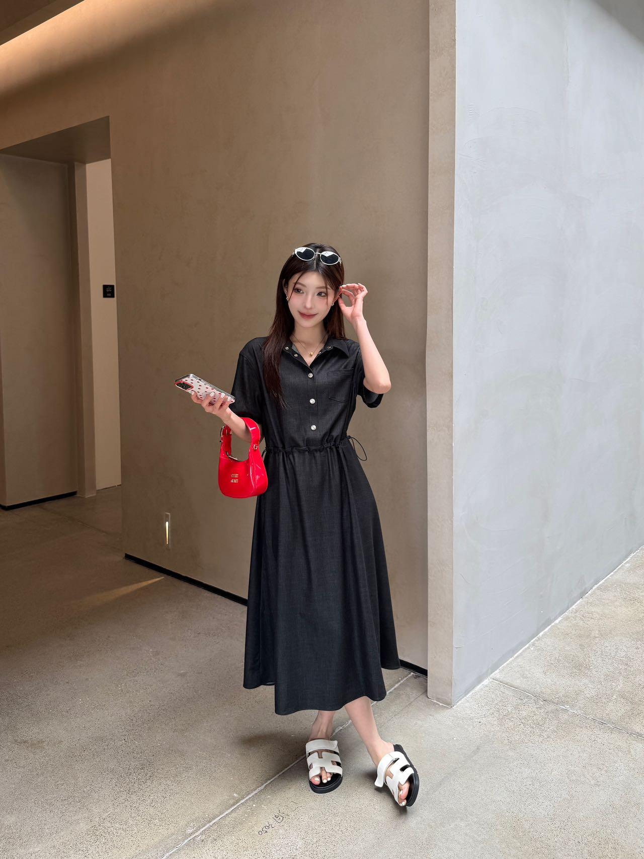 몽클레어 마운트 클레어 반팔원피스 2컬러 (해외배송)