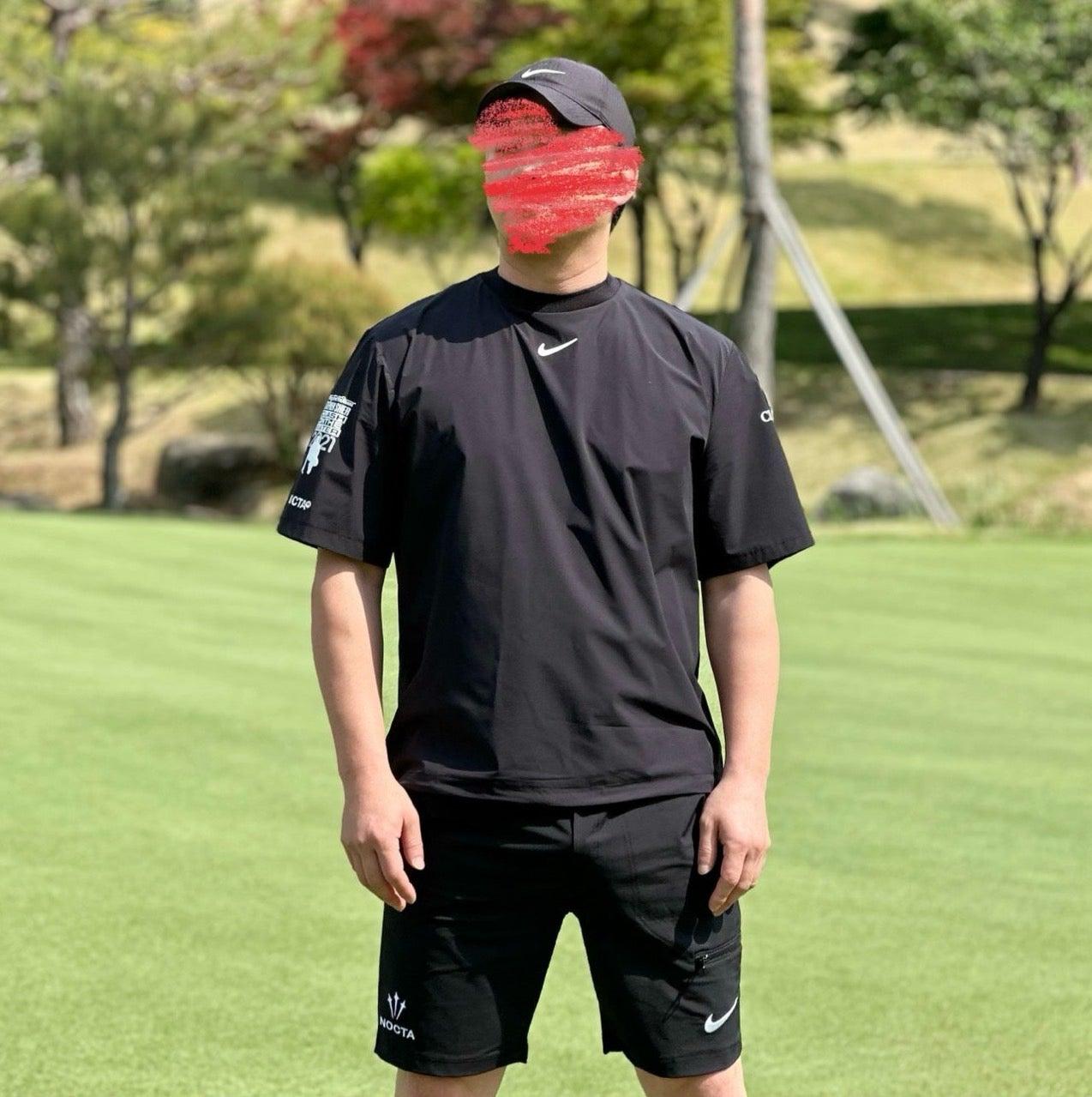 나이키 NIKE × NOCTA 콜라보 골프 숏슬리브 크루넥 & 쇼츠 팬츠 세트 (국내배송)