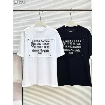 메종마르지엘라 넘버링 로고 자수 반팔 (국내배송)