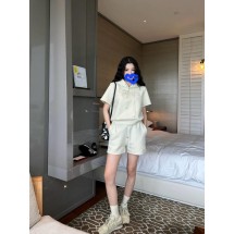 샤넬 코코 로고 후드 반바지 세트 (국내배송)