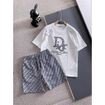 디올 라운드넥 반팔 쇼츠 세트 (해외배송)