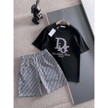 디올 라운드넥 반팔 쇼츠 세트 (해외배송)