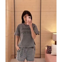 루이비통 컬러레터 프린트 캐주얼 반바지 2컬러 (해외배송)