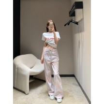 루이비통 컬러 패턴 자카드 데님 팬츠 (해외배송)