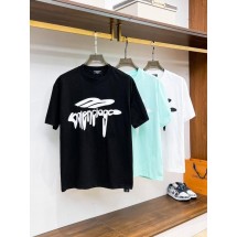 발렌시아가 입체실리콘 라운드넥 반팔 (국내배송)