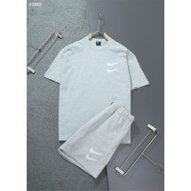 나이키 더블 스우시 반팔 티셔츠 & 반바지 오버핏 세트 (국내배송)