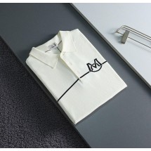 몽클레어 믹스로고 쿨링 니트 카라티 반팔 (국내배송)