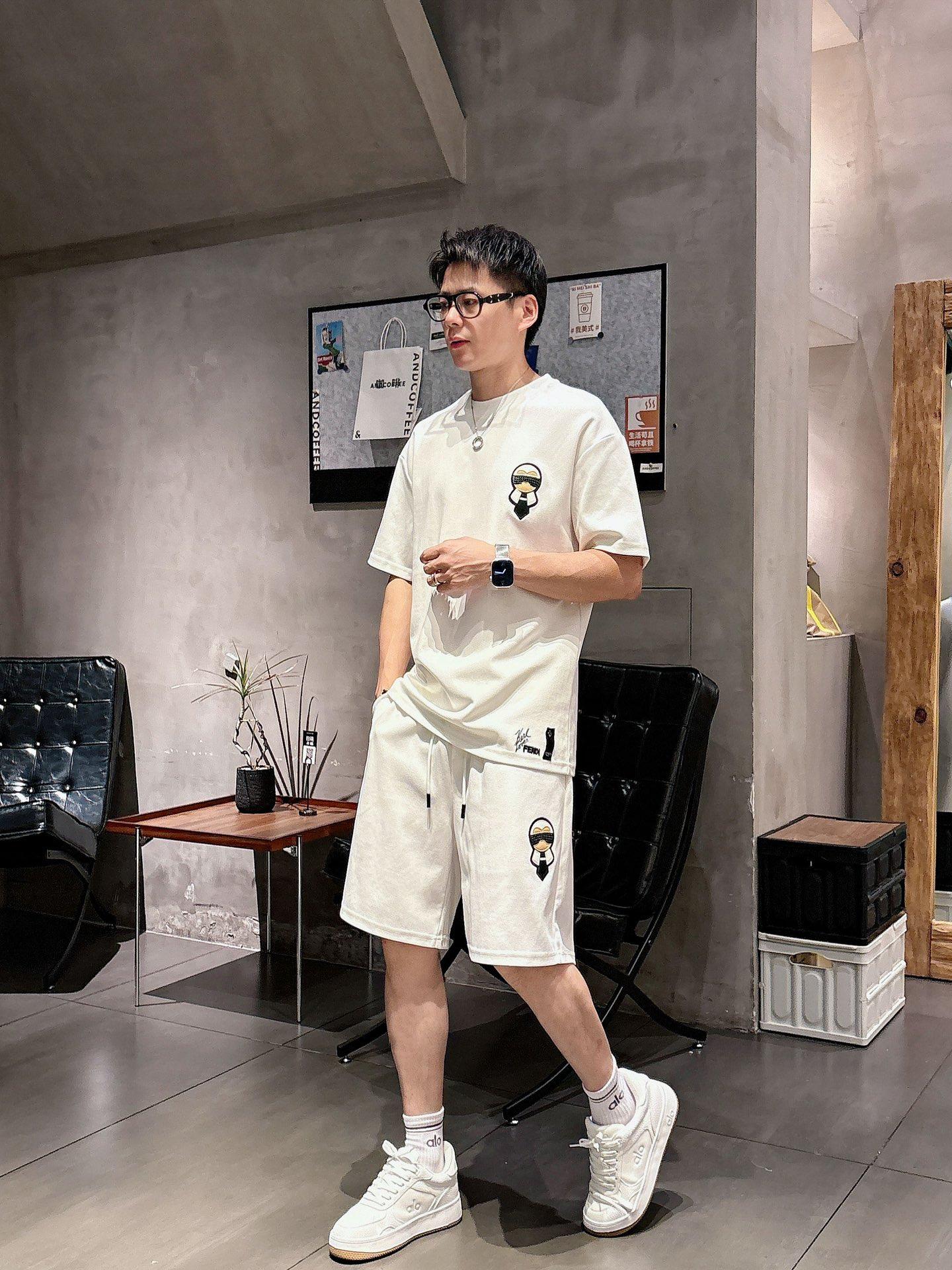 펜디 반팔 반바지 세트 (해외배송)