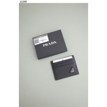 프라다 삼각로고 사피아노 레더 카드지갑 (국내배송)