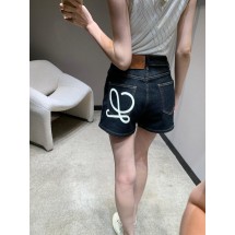 로에베 투톤 백포켓 프린트 로고 반바지 (해외배송)