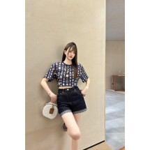 루이비통 다이아몬드 프린트 반팔 (해외배송)