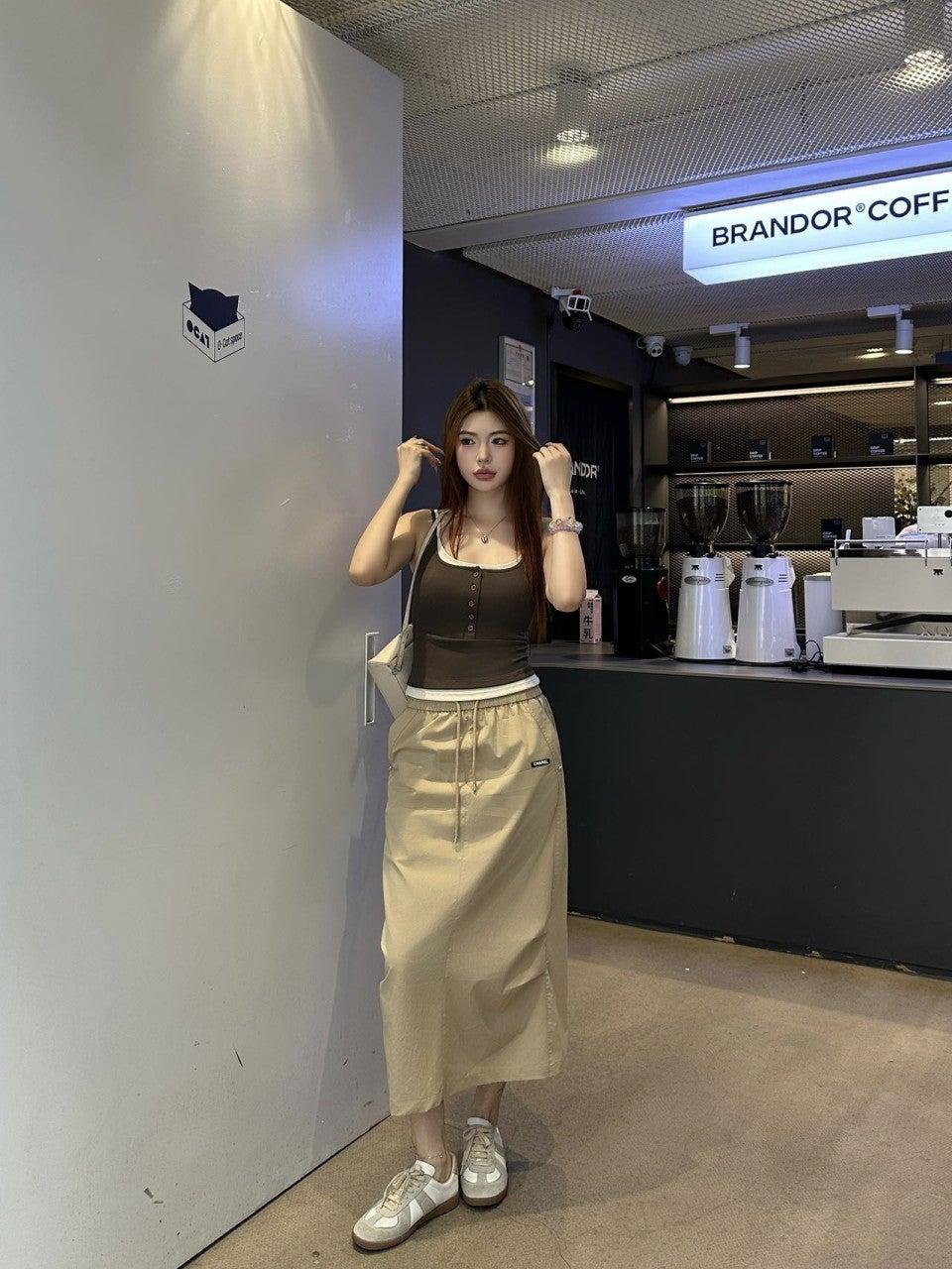 샤넬 캐주얼 스커트 2컬러 (해외배송)