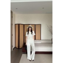 디올 Little Bee 반팔 탑 + 팬츠 세트 (해외배송)