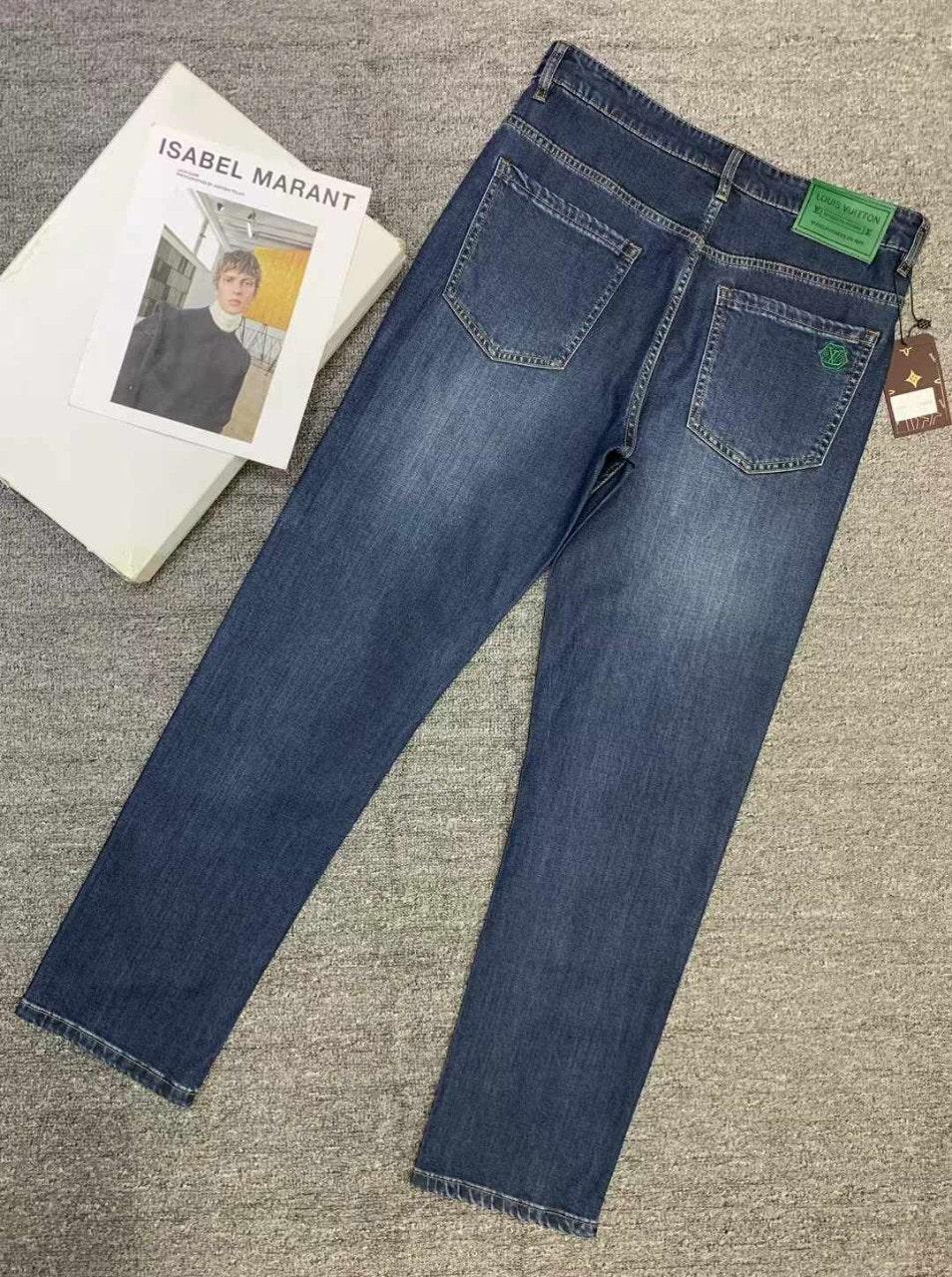 루이비통 그린로고 수입 데님 팬츠 (국내배송)