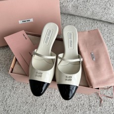미우미우 키튼힐 슬리퍼 (정품급 해외배송)
