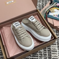 미우미우 캔버스 비스킷 슈즈 (정품급 해외배송)