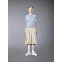 톰브라운 THOM BROWNE 여성 메리노 울 저지 4바 티 (국내배송)