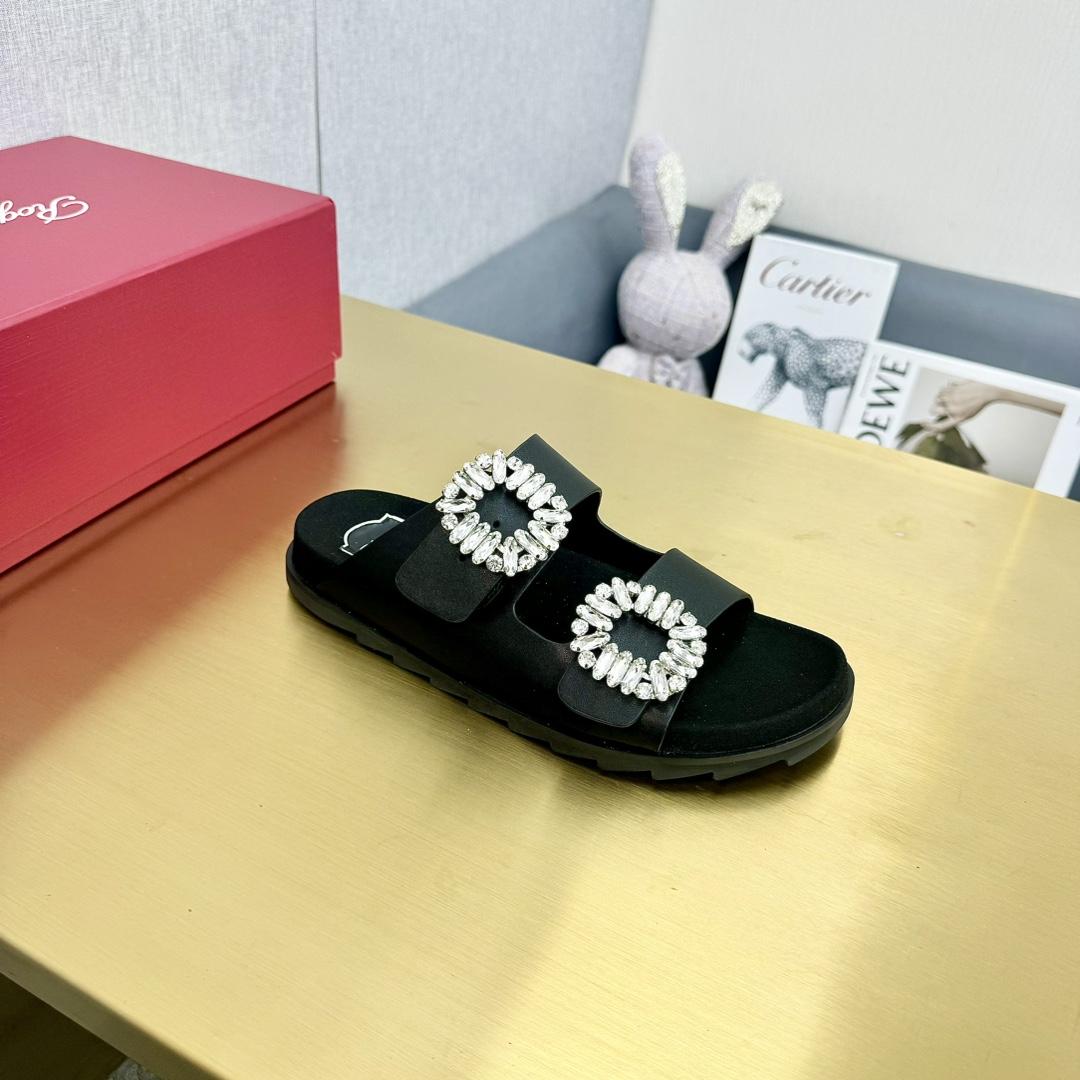 로저비비에 클래식 더블 버클 샌들 (해외배송)