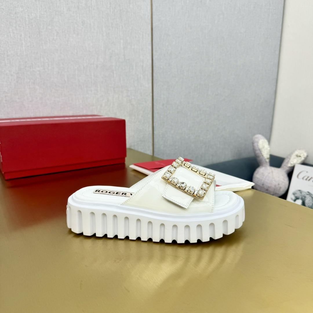 로저비비에 클래식 더블 버클 슬리퍼 (해외배송)