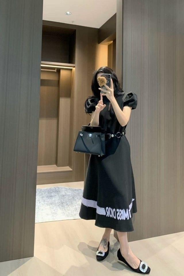 디올 미스디올 기본 원피스(벨트포함) (국내배송)
