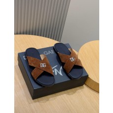 돌체앤가바나 D&G 송아지 가죽 남성용 슬리퍼 (해외배송)