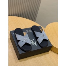 돌체앤가바나 D&G 송아지 가죽 남성용 슬리퍼 (해외배송)