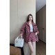 디올 레드 올드 플라워 재킷 후드 재킷 + 반바지 세트 (해외배송)