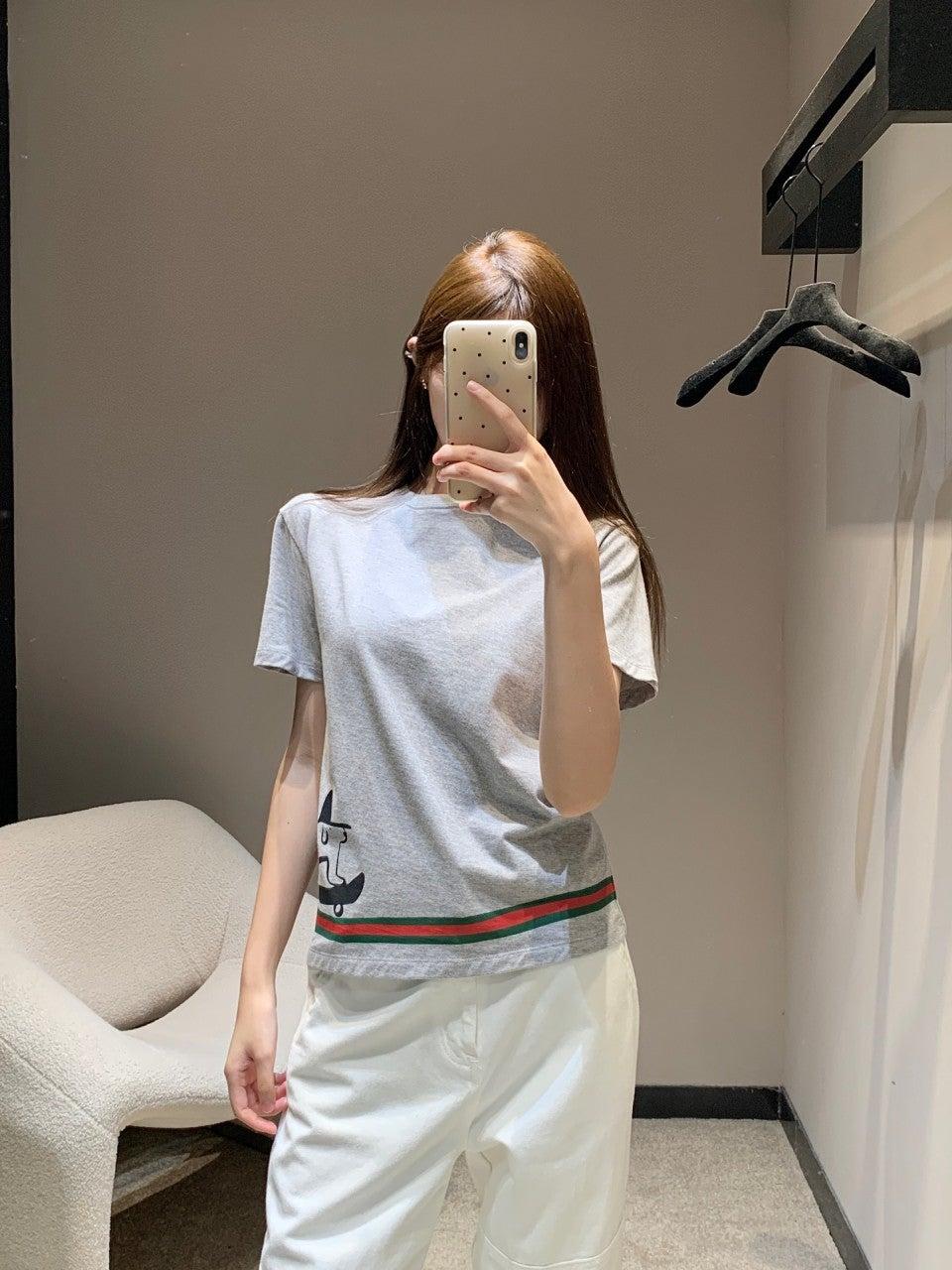 톰브라운 프린트 라운드넥 반팔 (해외배송)