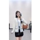 샤넬 25FW 퓨어 울 커스텀 다이드 콘트라스트 컬러 스티칭 드로스트링 가디건 (정품급 해외배송)