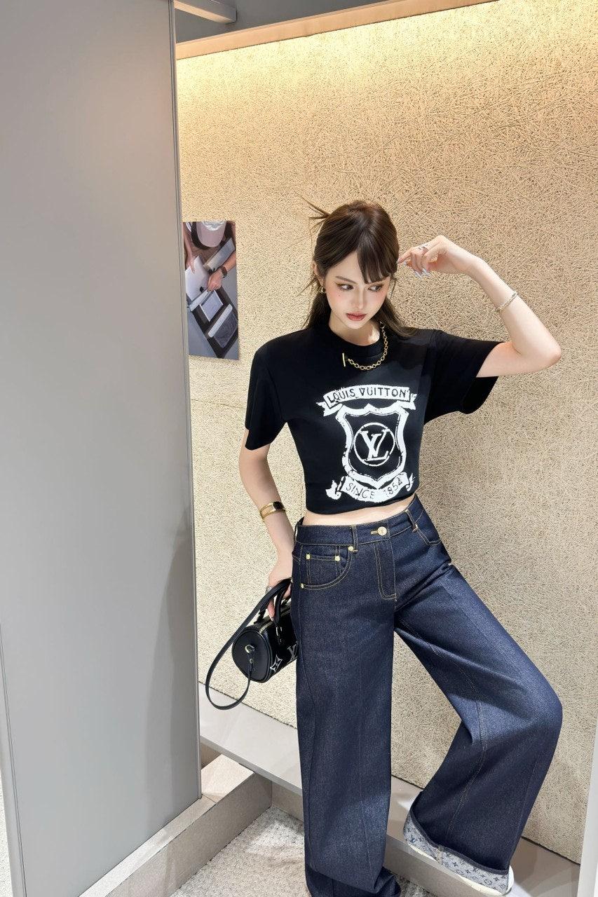 루이비통 레터 반팔 2컬러 (해외배송)
