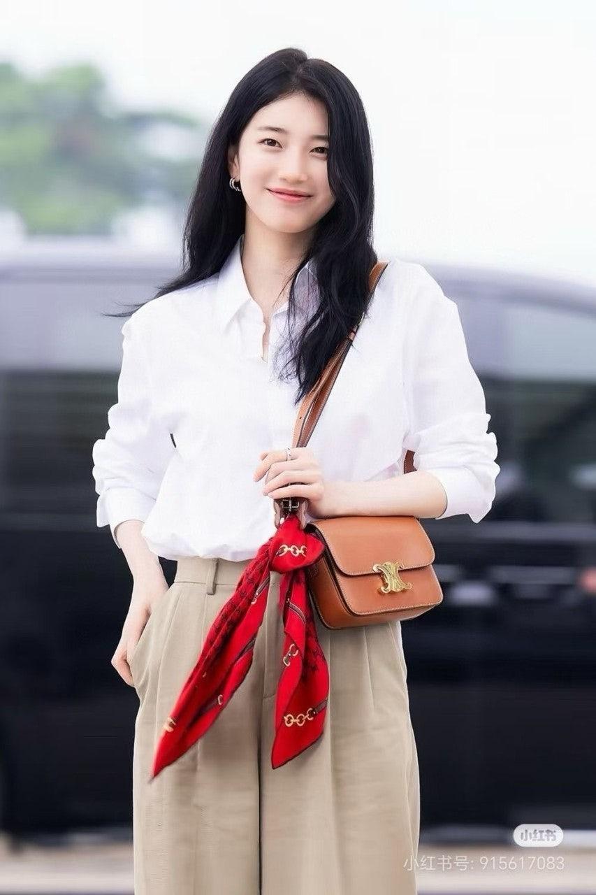 셀린느 자수 스몰 로고 셔츠 (해외배송)