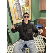 로에베 아나그램 패치 포켓 후드티 (해외배송)