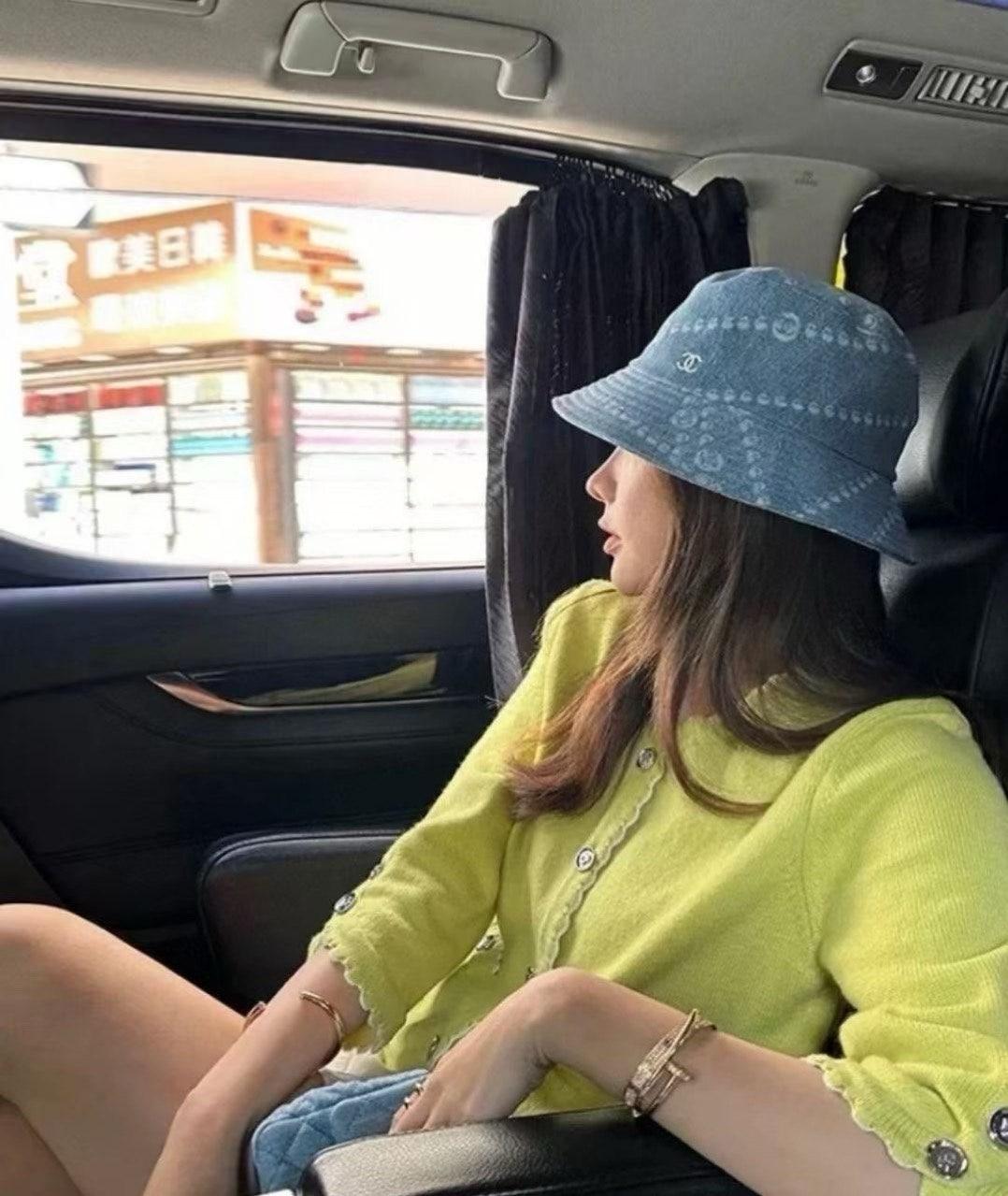 샤넬 물방울 데님 버킷햇 (국내배송)