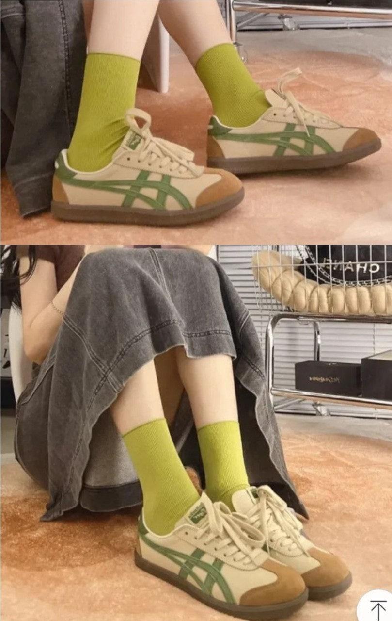 아식스  오니츠카 타이거 토쿠텐 베이지 그린 (국내배송)