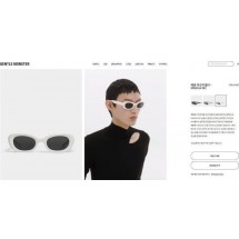 메종마르지엘라 x 젠틀몬스터 콜라보 MM004 선글라스(화이트) (국내배송)