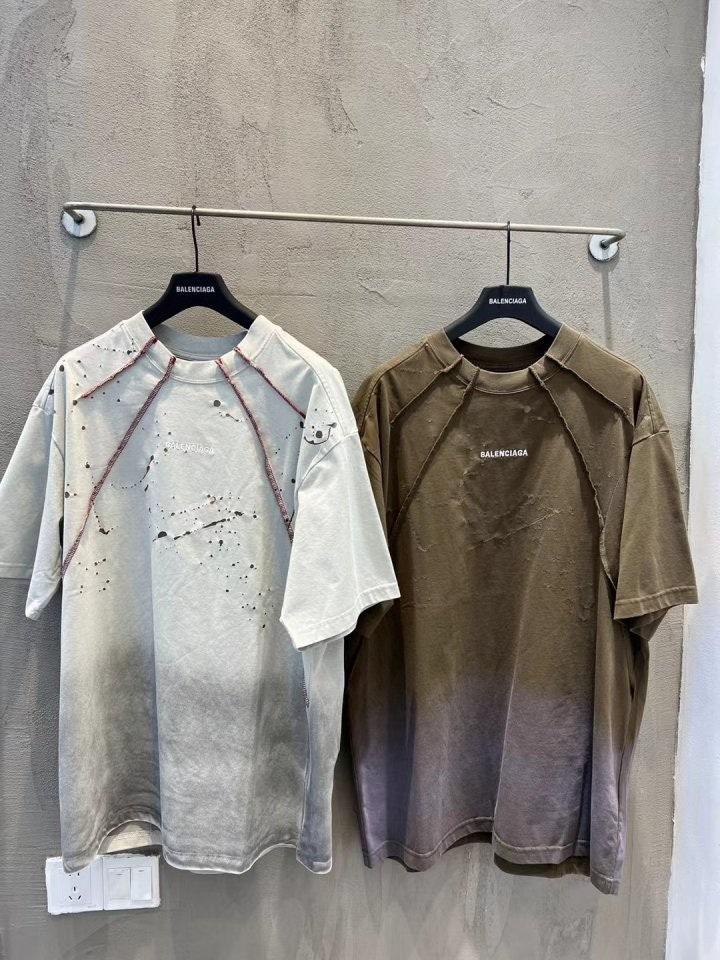 발렌시아가 페인팅 반팔 (국내배송)