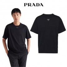 프라다 코튼 반팔(블랙) (국내배송)